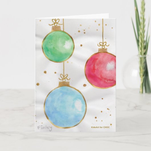 Gold Strings & Pretty Things - KidsArt for CHOC Kaart (Voorkant)