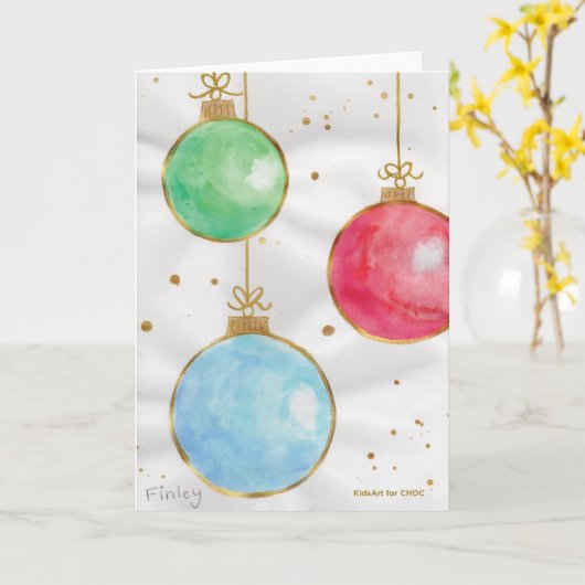 Gold Strings & Pretty Things - KidsArt for CHOC Kaart (Gele Bloem)