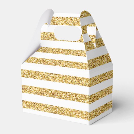 Gold Stripe Gift Box Bedankdoosjes (Achterkant)