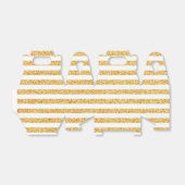 Gold Stripe Gift Box Bedankdoosjes (Uitgevouwen)