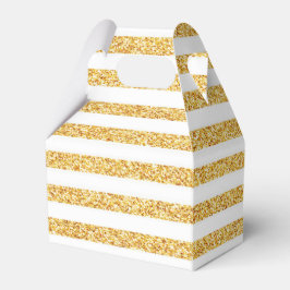 Gold Stripe Gift Box Bedankdoosjes