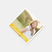 Gold Stripe Gradupe Party Paper Napkin-set Servetten (Hoek)