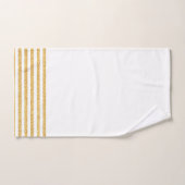 Gold Stripe Handhanddoeken Handdoek (Handdoek)
