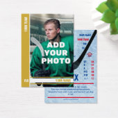 Gold Stripe Hockey Trading Kaart - aangepaste stat (Bureau)