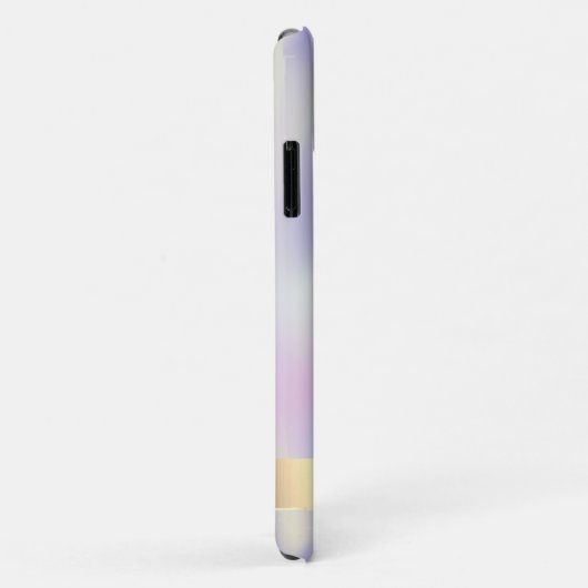 Gold Stripe Holographic Tree Women Silhouette Case-Mate iPhone Case (Achterkant/rechts)