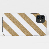 Gold Stripe Iphone 5 Hoesje (Achterkant (horizontaal))