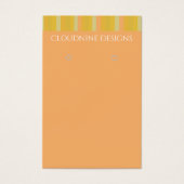 Gold Stripe Ketting juwelen-kaart Visitekaartje (Voorkant)