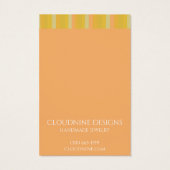 Gold Stripe Ketting juwelen-kaart Visitekaartje (Achterkant)