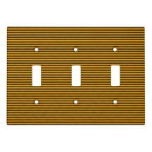 Gold Stripe Light Switch Hoesje