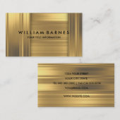 Gold Stripe Visitekaartje (Voorkant / Achterkant)