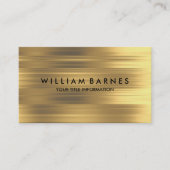 Gold Stripe Visitekaartje (Voorkant)