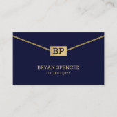 Gold Stripe Visitekaartje (Voorkant)