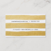 Gold Stripe Visitekaartje (Achterkant)