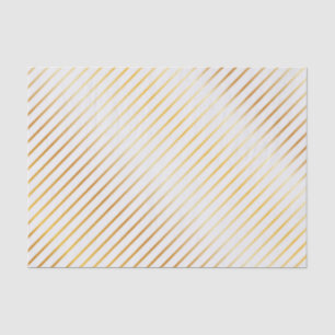Gold Striped Elegance Tissuepapier