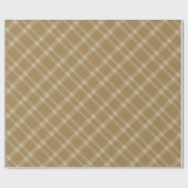 Gold Striped Patroon Cadeaupapier (Vlak)