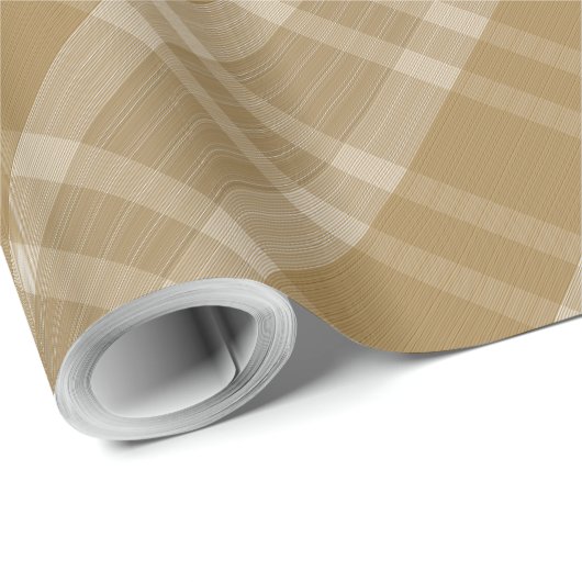 Gold Striped Patroon Cadeaupapier (Rol Hoek)