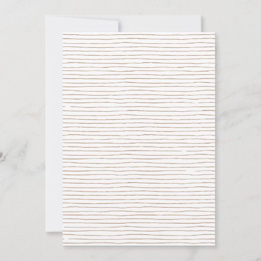 Gold Striped so Heel Merry Photo-kerstkaart Kaart (Achterkant)