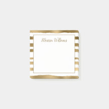 Gold Stripes Monogram Naam