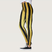 Gold Stripes op uw kleur Leggings (Links)