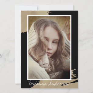 Gold Strokes Black Model Actor 3 Photo Comp Kaart