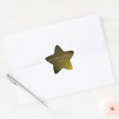 Gold Style AutoGraphics Copy Author Sticker (Envelop)