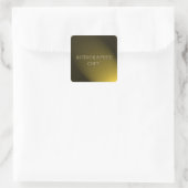 Gold Style AutoGraphics Copy Author Sticker (Tas)