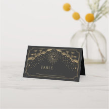 Gold Sun en Moon Tarot Kaart Wedding