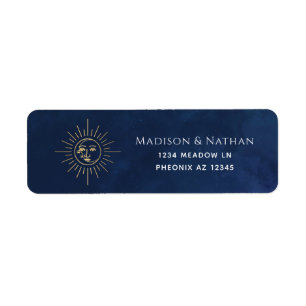 Gold Sun en Moon Tarot Label