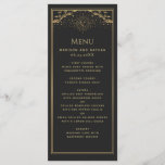 Gold Sun en Moon Tarot Wedding Flat Menu<br><div class="desc">Elegant en modern huwelijksontwerp geïnspireerd door een tarotkaart. Design is geen echte folie. U kunt dit verder aanpassen door op de "PERSONALIZE"knoop te klikken. Overeenkomende objecten in onze winkel voor een compleet partijthema. Voor meer vragen kunt u contact met ons opnemen op ThePaperieGarden@gmail.com</div>