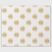 Gold Sun Happy Sunshine Cadeaupapier (Vlak)