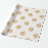 Gold Sun Happy Sunshine Cadeaupapier (Uitgerold)