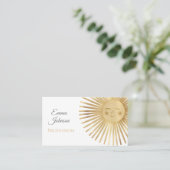 Gold Sun Happy Sunshine Visitekaartje (Staand voorkant)