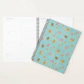 Gold Sun Moon Planets Space Blue-illustratie Planner (Display)