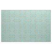 Gold Sun Moon Planets Space Blue-illustratie Stof (Yard (91,4 cm))