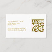 Gold Sun Rays  Visitekaartje (Achterkant)