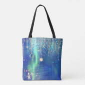 *~* Gold Sun Stars Sparkle Moon Celestiverse Unive Tote Bag (Achterkant)
