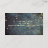 Gold Sun Watercolor Energy Healing Visitekaartje (Achterkant)