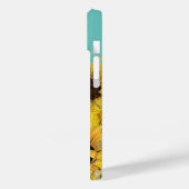 Gold Sunflower Bouquet op Sky Blue Case-Mate iPhone Case (Achterkant / Links)