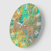 Gold Sunny Morning Art Collectie Grote Klok (Hoek)