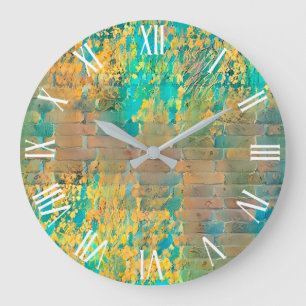 Gold Sunny Morning Art Collectie Grote Klok