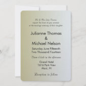 Gold Sunrise Kaart (Voorkant)