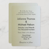 Gold Sunrise Kaart (Voorkant / Achterkant)