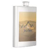 Gold sunrise personalizable mountains monogram flacon (Rechts)