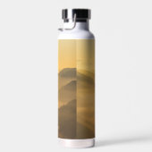 Gold sunrise personalizable mountains monogram waterfles (Rechts)