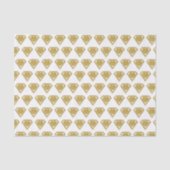 Gold Superheld Friend Valentijn Tissue Paper Tissuepapier (Voorkant)