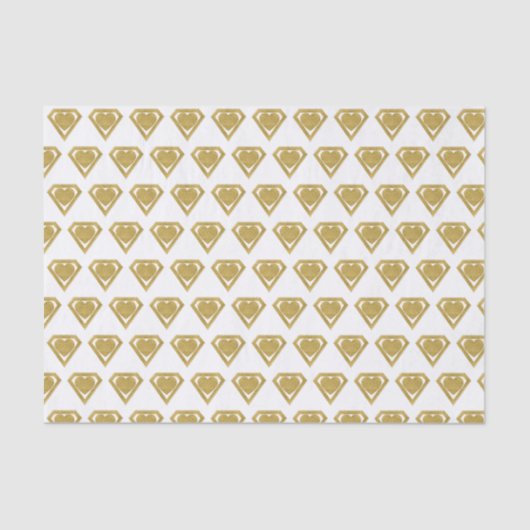 Gold Superheld Friend Valentijn Tissue Paper Tissuepapier (Voorkant)