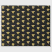 Gold Superheld Friend Valentijn Wrapping Paper Cadeaupapier (Vlak)