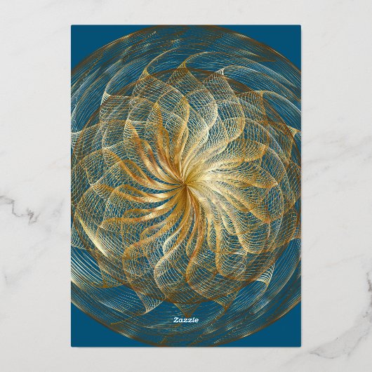 Gold Sweet 16 uitnodiging (Achterkant)