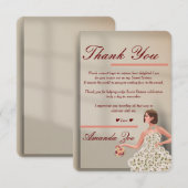 Gold Sweet Sixteen Hartelijk dank Save The Date (Voorkant / Achterkant)