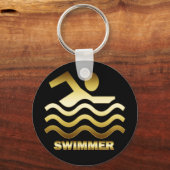 GOLD SWIMMER SLEUTELHANGER (Voorkant)